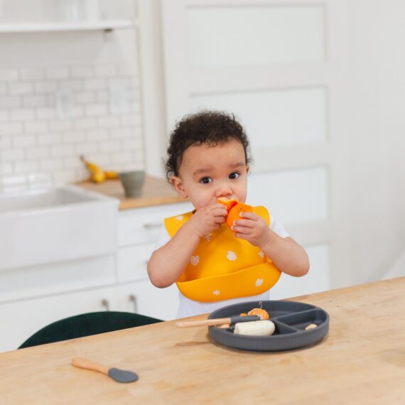 Silicone Suction Plate (Dark Grey)